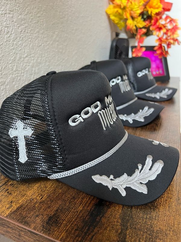 God Made Muzic Hat - Black