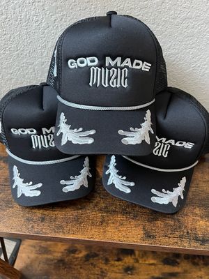 God Made Muzic Hat - Black
