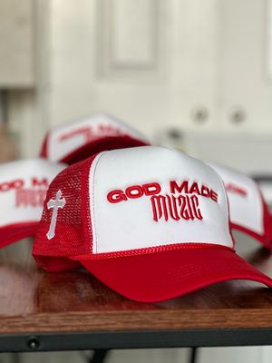 God Made Music Hat - Red