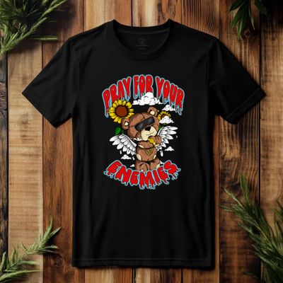 Pray For Your Enemies - Red/ Black