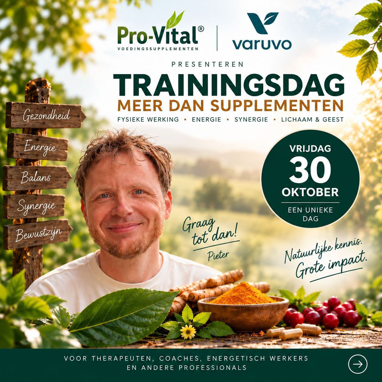 Lezing & Training: De kracht van supplementen – Fysiek, energetisch & intuïtief