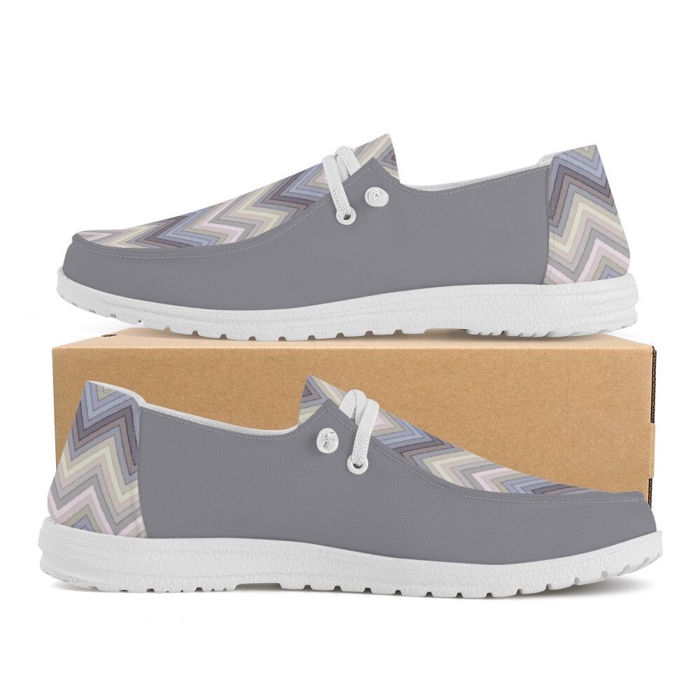 Chevron Pattern Canvas Loafers Dude! 9 Styles Chevron Pattern Canvas Loafers Dude! 9 Styles
