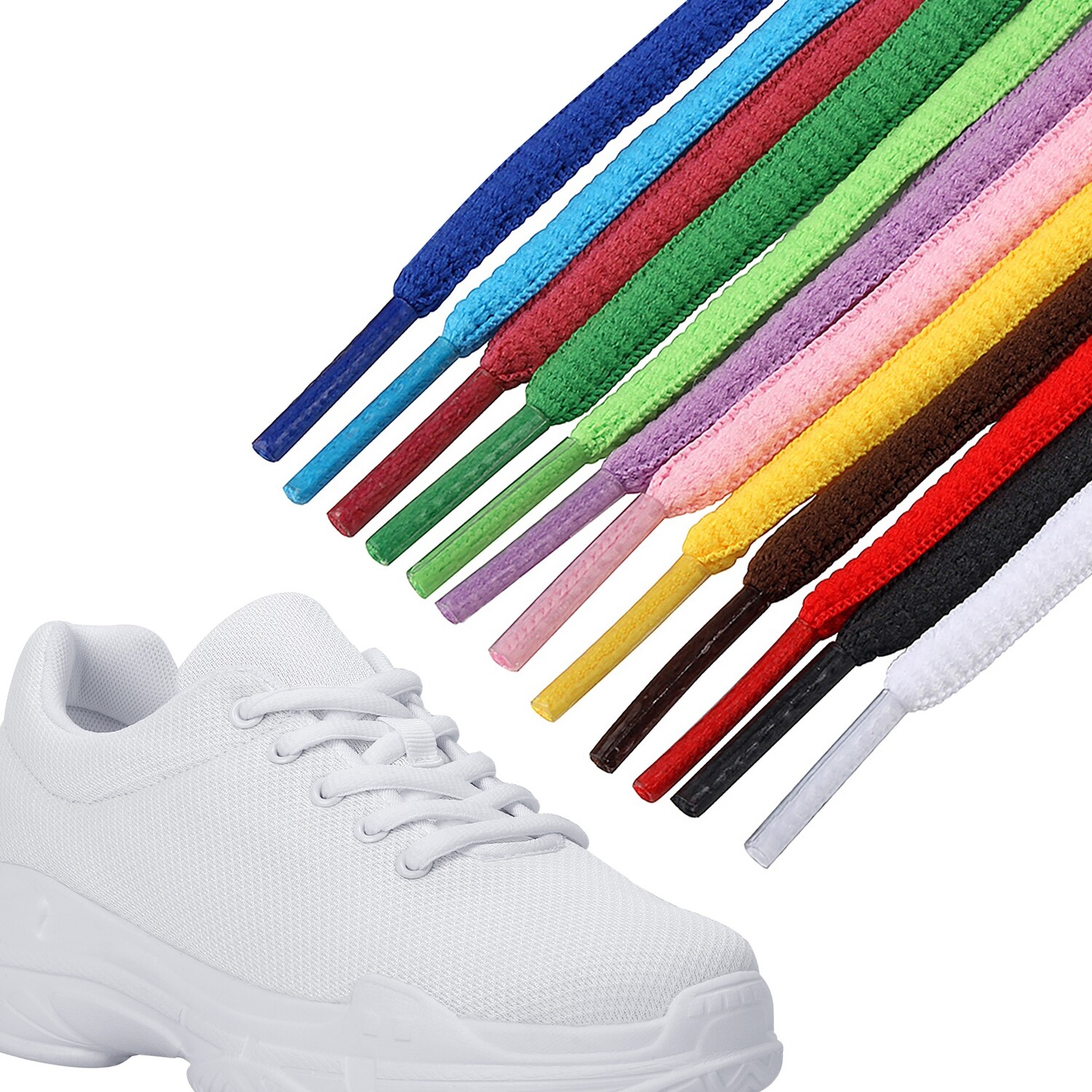 Round Running Shoe Laces - 12 colors