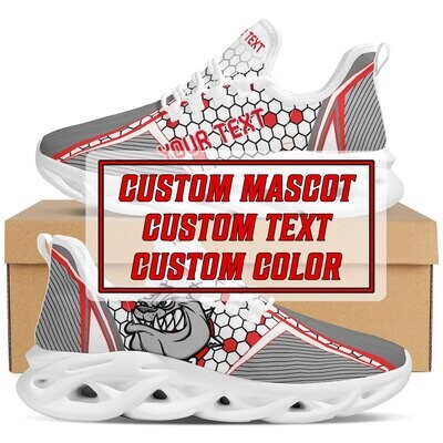 Custom Flex Sole and Modern Hex Pattern Runners