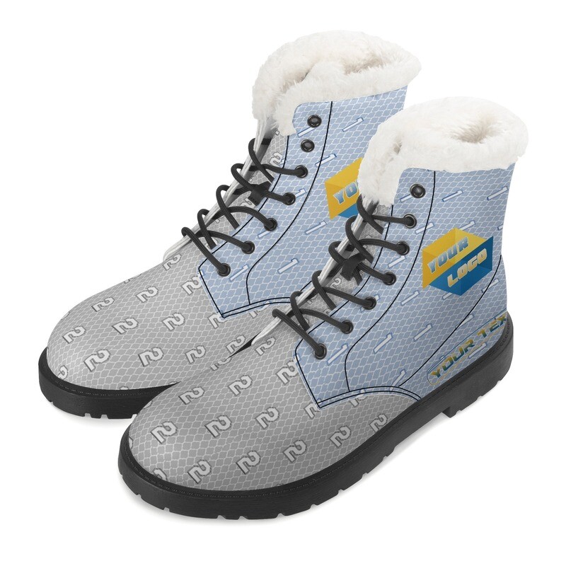 Vegan Leather Faux Fur Boots Base