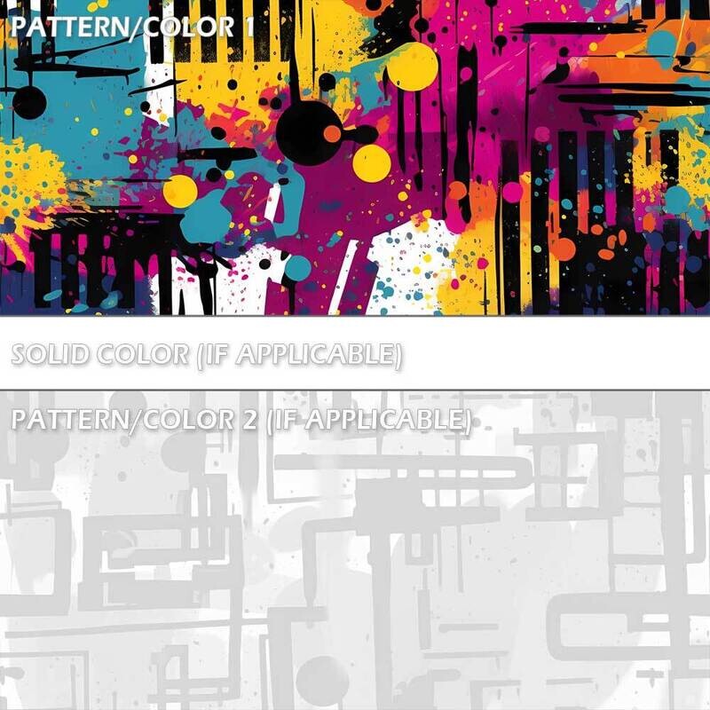 Neon Angular Street Graffiti Design Pack | 8 total patterns Neon Angular Street Graffiti Design Pack | 8 total patterns