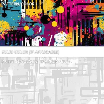 Neon Angular Street Graffiti Design Pack | 8 total patterns Neon Angular Street Graffiti Design Pack | 8 total patterns