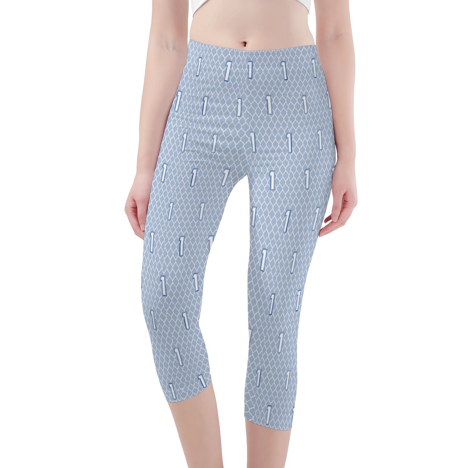 Women's Capri Length Custom Leggings Women's Capri Length Custom Leggings
