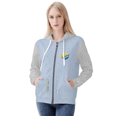Women's Traditional Custom Zip-Up Hoodie Women's Traditional Custom Zip-Up Hoodie