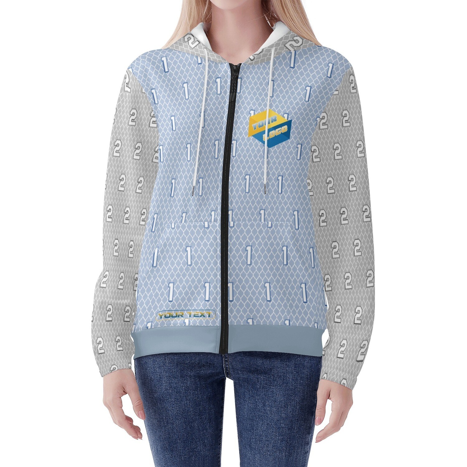 Women's Lightweight All-Season Zip-Up Hoodie Women's Lightweight All-Season Zip-Up Hoodie