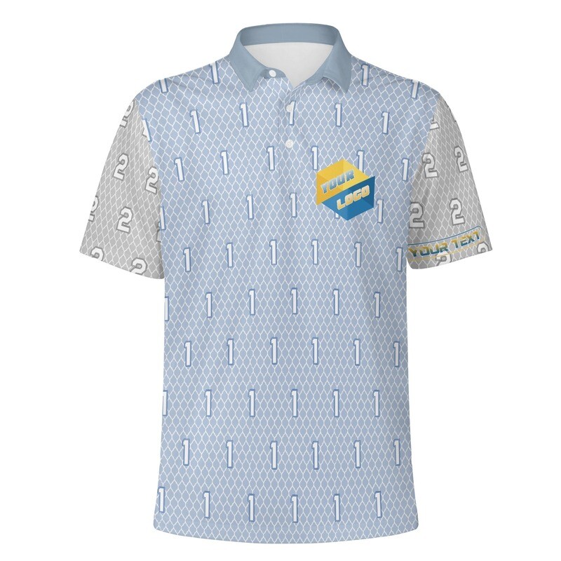 Men's Print Moisture Wicking Polo | Unavailable