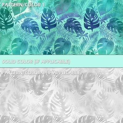 Light Iridescent Tropical Leaves Pattern Design Pack | 8 patterns Light Iridescent Tropical Leaves Pattern Design Pack | 8 patterns