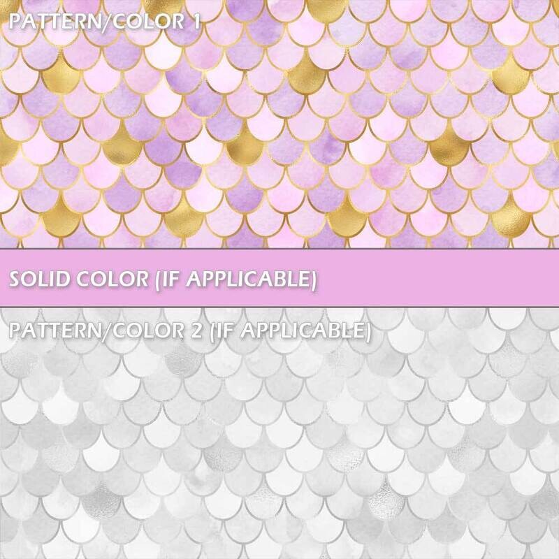 Pastel and Gold Mermaid Scales Design Pack | 7 patterns Pastel and Gold Mermaid Scales Design Pack | 7 patterns