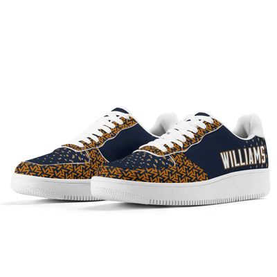 Customized Superfan Geometric Pattern Vegan Leather Court Shoes Customized Superfan Geometric Pattern Vegan Leather Court Shoes
