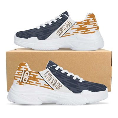 Customized Superfan Speed Pattern Mesh Chunky Sneakers Customized Superfan Speed Pattern Mesh Chunky Sneakers