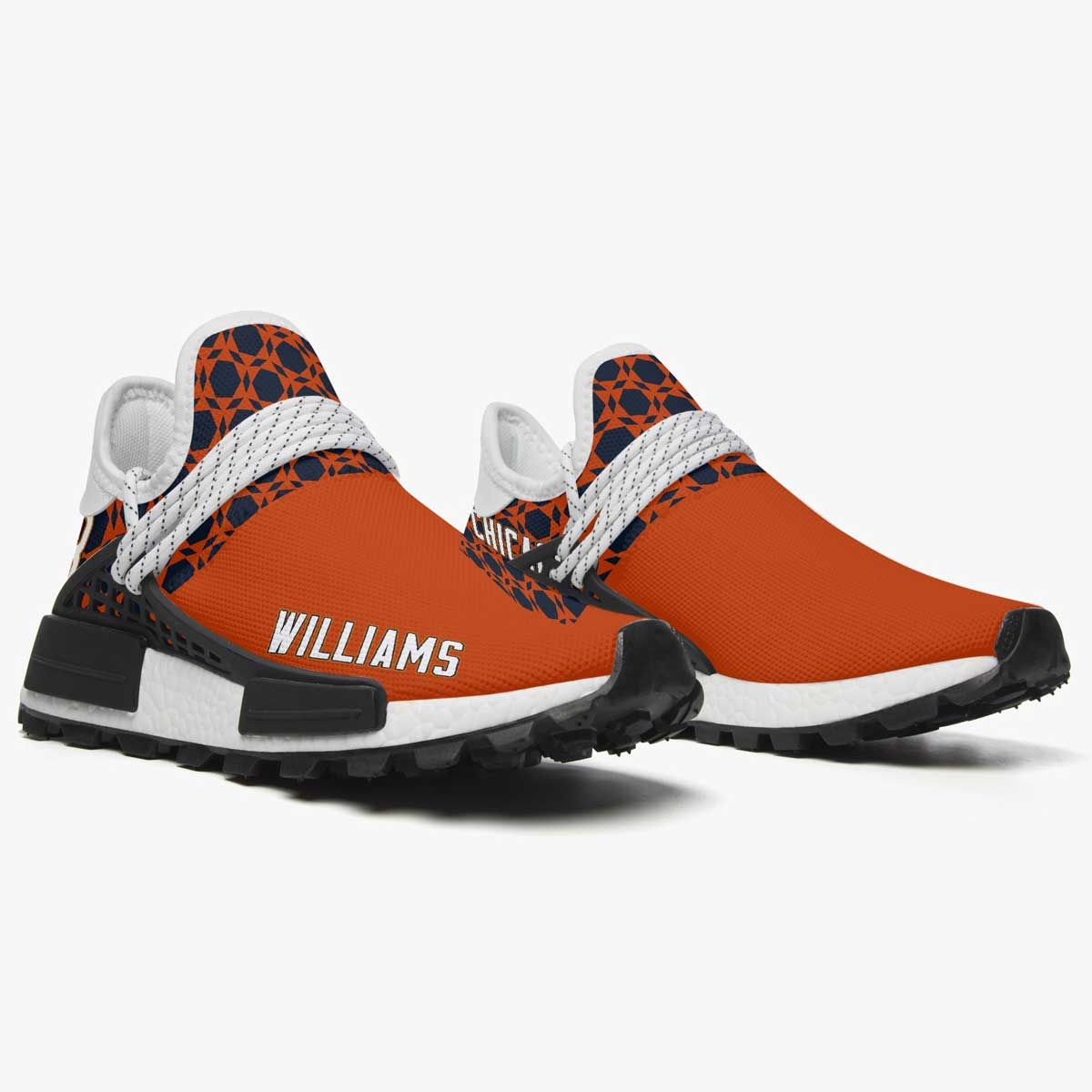 Customized Superfan Geometric Pattern Mesh Slip-on Sneakers Customized Superfan Geometric Pattern Mesh Slip-on Sneakers