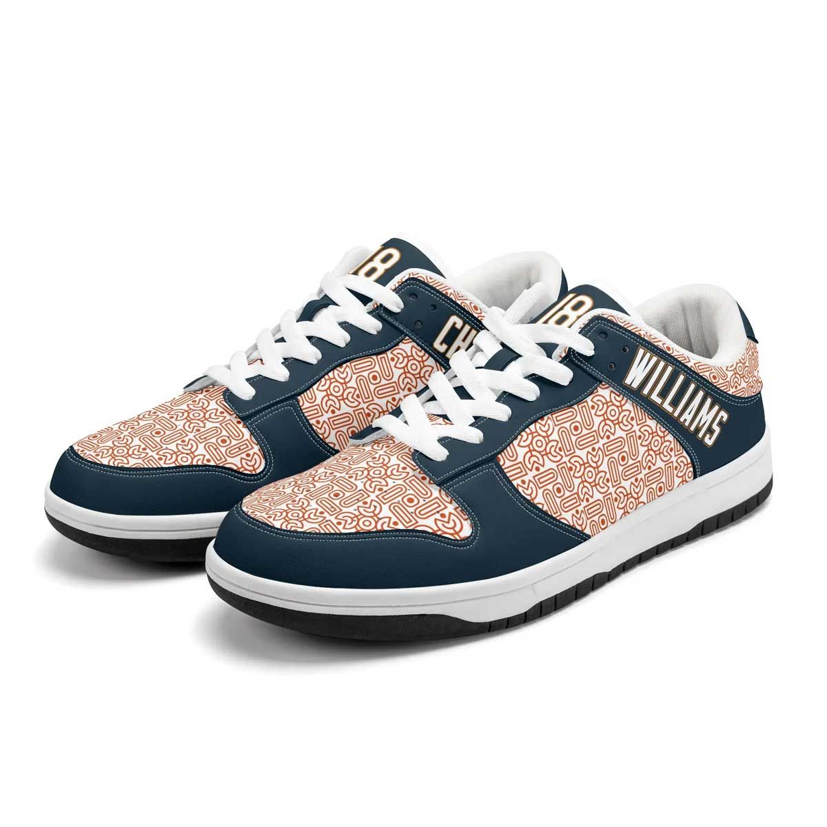 Customized Superfan Dunk Style with Abstract Geometric Pattern Customized Superfan Dunk Style with Abstract Geometric Pattern