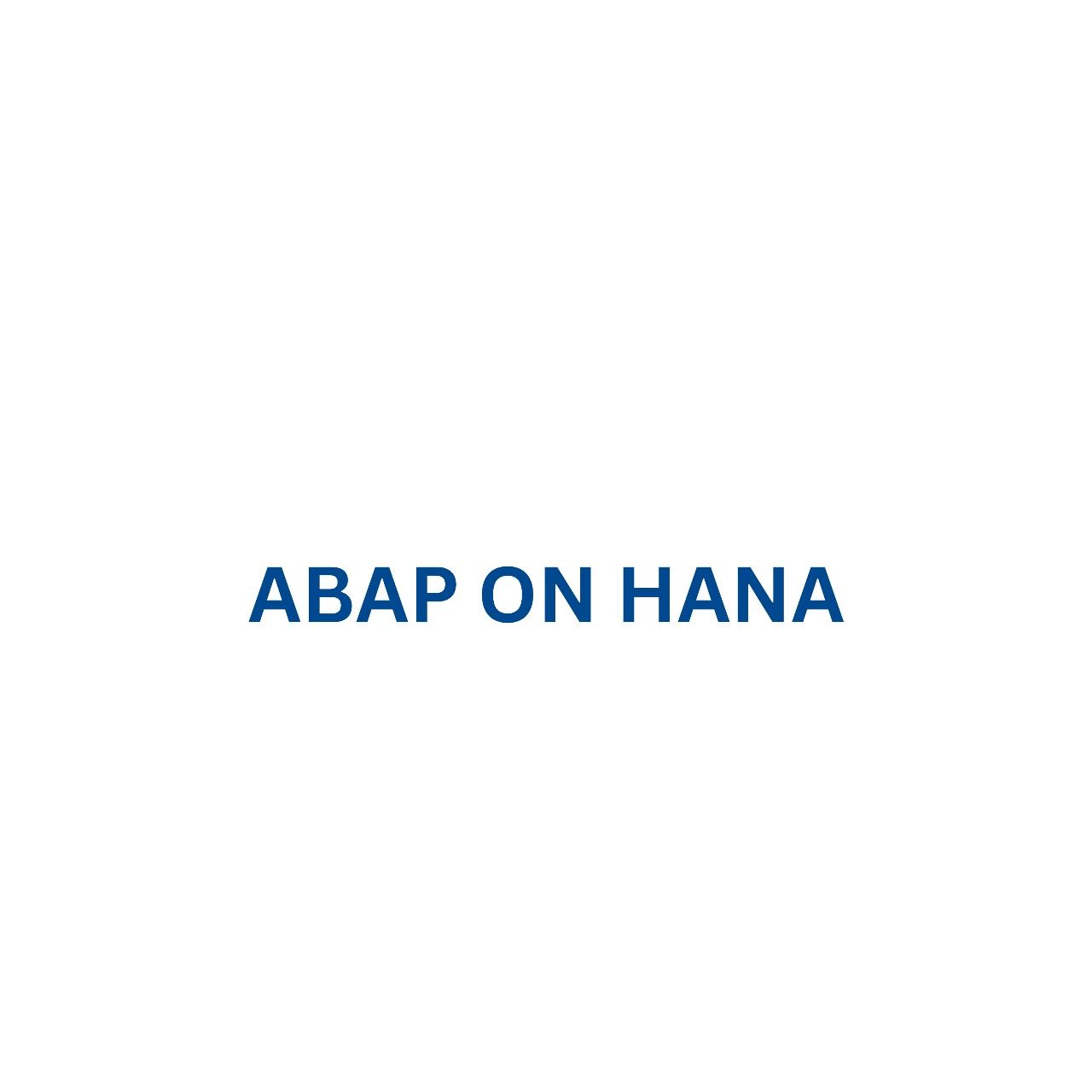 ABAP on HANA With BTP