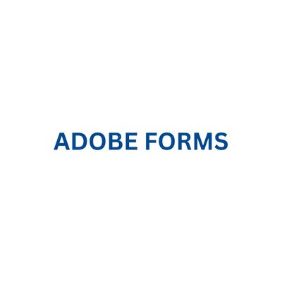 Adobe Forms For 1 Month