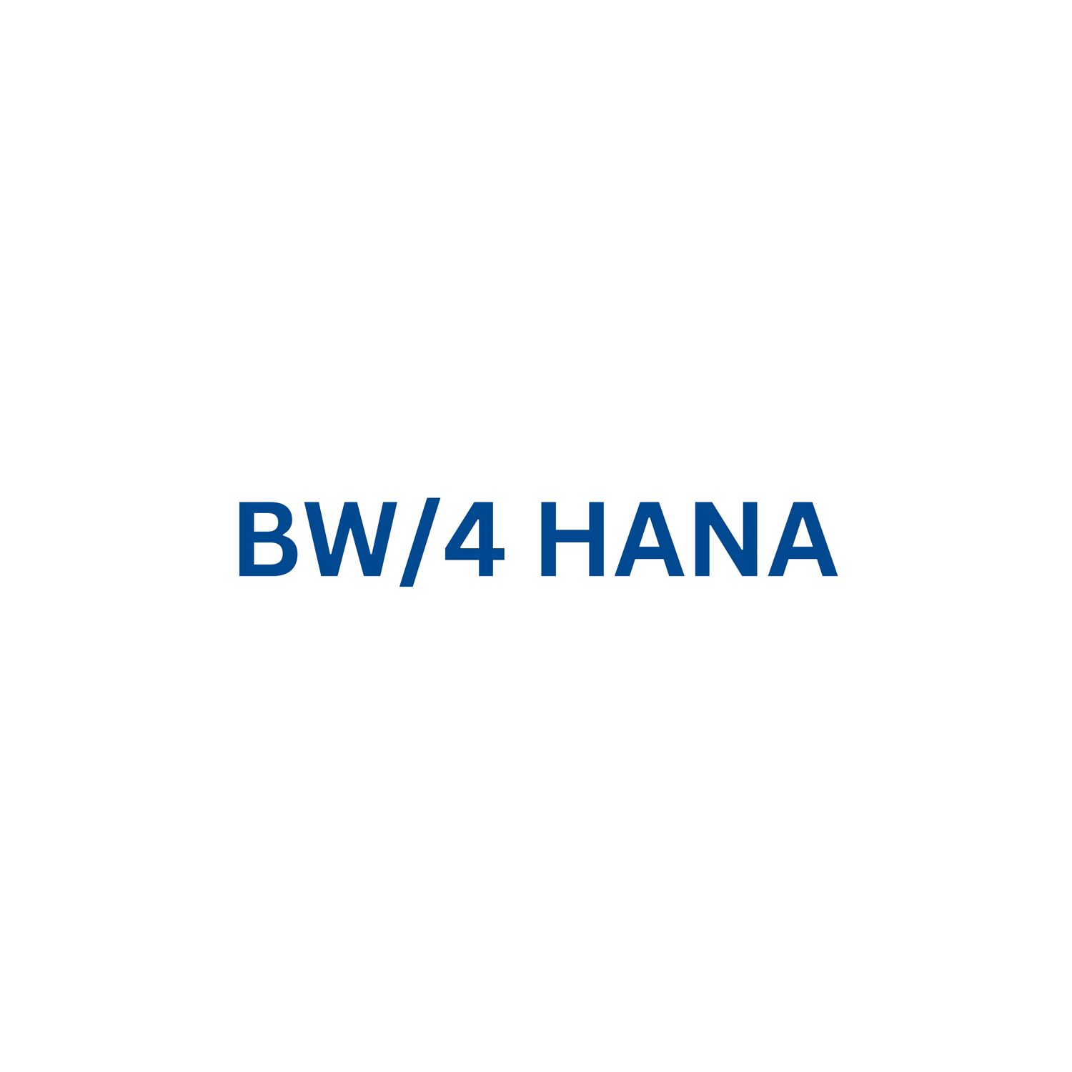 SAP BW/4HANA 2.0