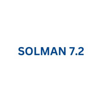 SAP SOLMAN 7.2