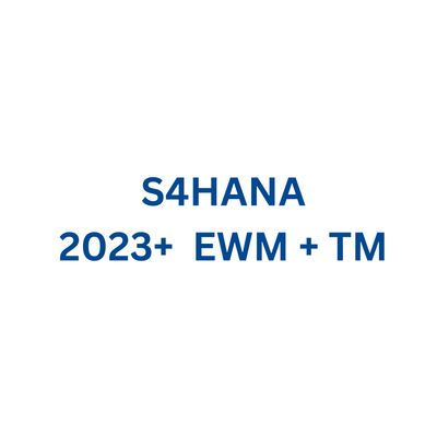 SAP S4HANA 2022 + EWM + TM