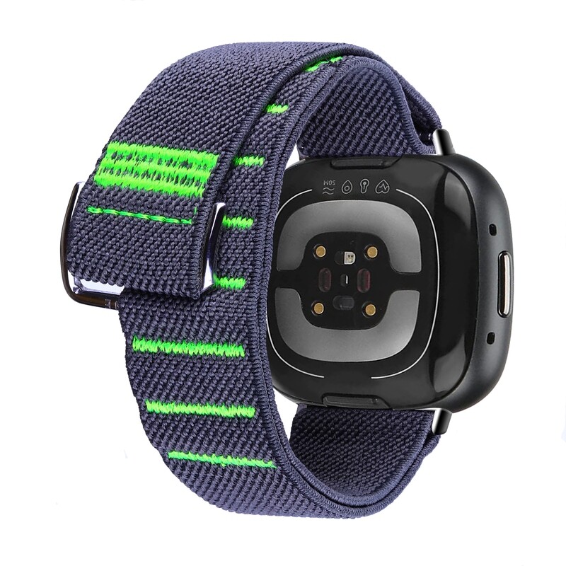 Elastic Band Compatible with FITBIT Versa 2 3 4 Sense 2 Scrunchie Strap Soft Fabrics Bracelet Versa New Fitbit Dressy Fancy Armband Fashion Sport Wristband