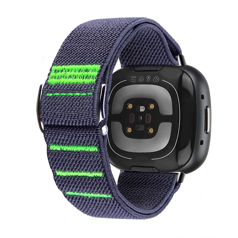 Elastic Band Compatible with FITBIT Versa 2 3 4 Sense 2 Scrunchie Strap Soft Fabrics Bracelet Versa New Fitbit Dressy Fancy Armband Fashion Sport Wristband