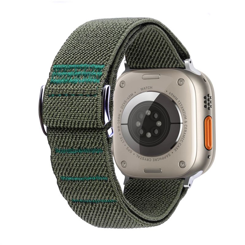 Elastic Band Compatible with APPLE WATCH Exercise Strap fit 9 8 7 6 5 4 3 se Ultra Series iWatch 38mm 40mm 41mm 42mm 44mm 45mm 49mm Adjustable Sport Loop