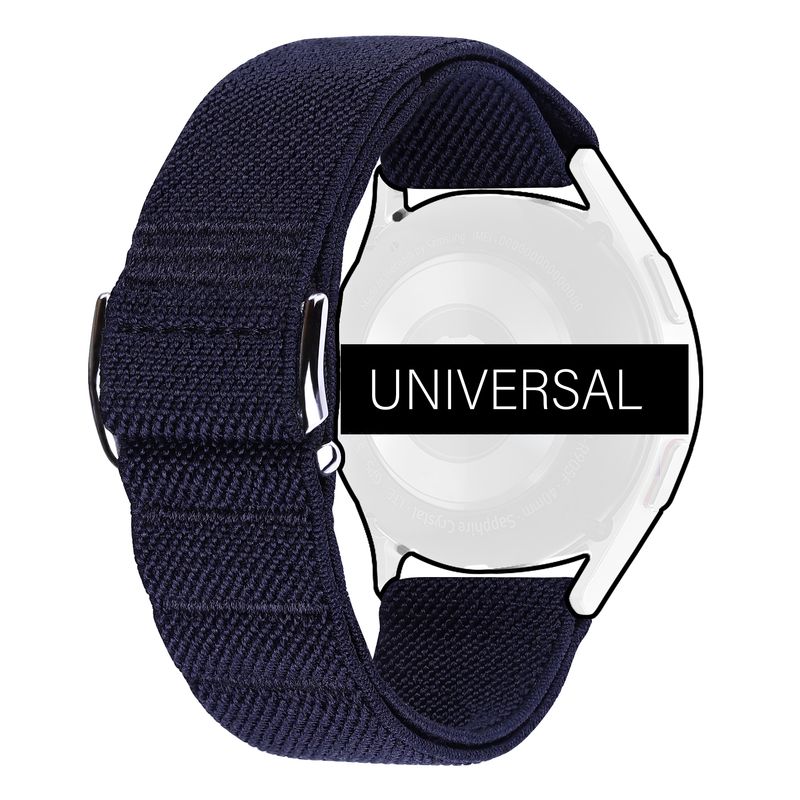 Elastic Band UNIVERSAL SMARTWATCH Strap Compatible With Coros Polar Ticwatch Skagen Fossil Huawei Amazfit Withings Montblanc G Hook and Loop