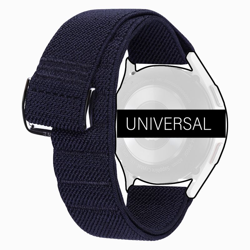 Elastic Band UNIVERSAL SMARTWATCH Strap Compatible With Coros Polar Ticwatch Skagen Fossil Huawei Amazfit Withings Montblanc G Hook and Loop