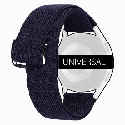 Elastic Band UNIVERSAL SMARTWATCH Strap Compatible With Coros Polar Ticwatch Skagen Fossil Huawei Amazfit Withings Montblanc G Hook and Loop