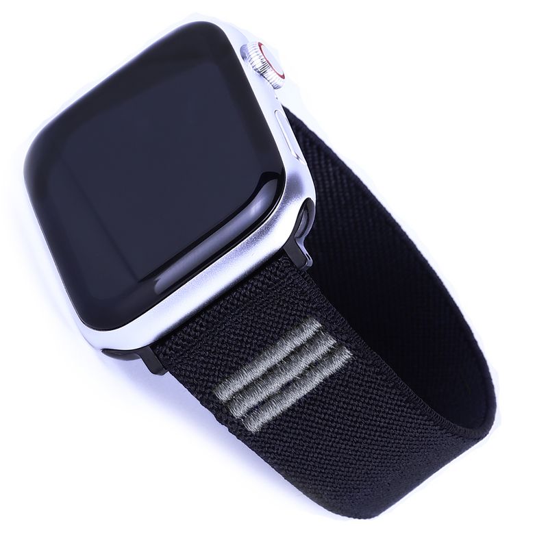 Solo Loop Band For Samsung Apple Google Pixel Fitbit Garmin Suunto Amazfit Huawei Polar Skagen Withings Citizen and more. Dark Grey