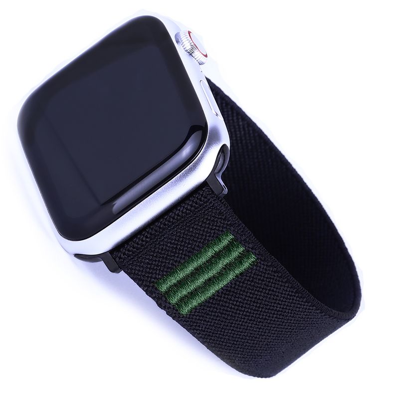 Solo Loop Band For Samsung Apple Google Pixel Fitbit Garmin Suunto Amazfit Huawei Polar Skagen Withings Citizen and more. Hunter Green