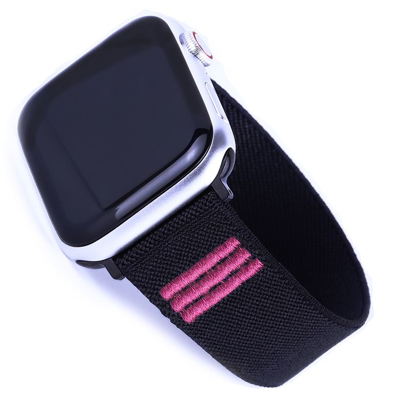 Solo Loop Band For Samsung Apple Google Pixel Fitbit Garmin Suunto Amazfit Huawei Polar Skagen Withings Citizen and more. Glossy Orange