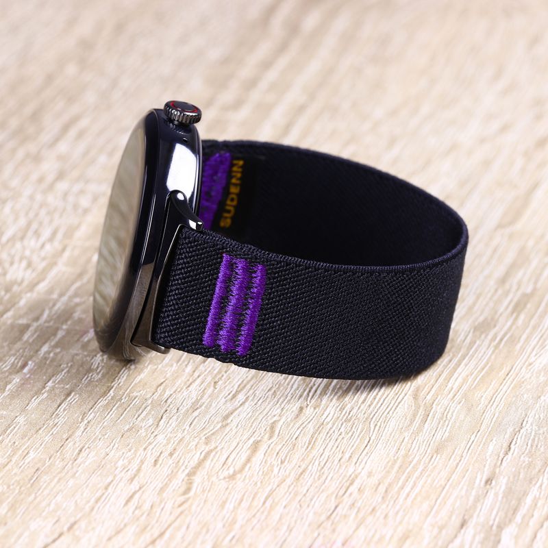 Solo Loop Band For Samsung Apple Google Pixel Fitbit Garmin Suunto Amazfit Huawei Polar Skagen Withings Citizen and more. Violet Purple