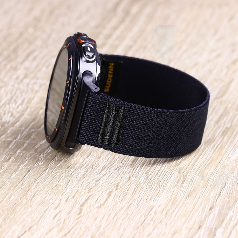Solo Loop Band For Samsung Apple Google Pixel Fitbit Garmin Suunto Amazfit Huawei Polar Skagen Withings Citizen and more. Charcoal Black