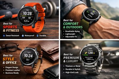 Best Garmin Bands in 2026: Top Comfortable &amp; Stylish Options for Your Garmin Watch
