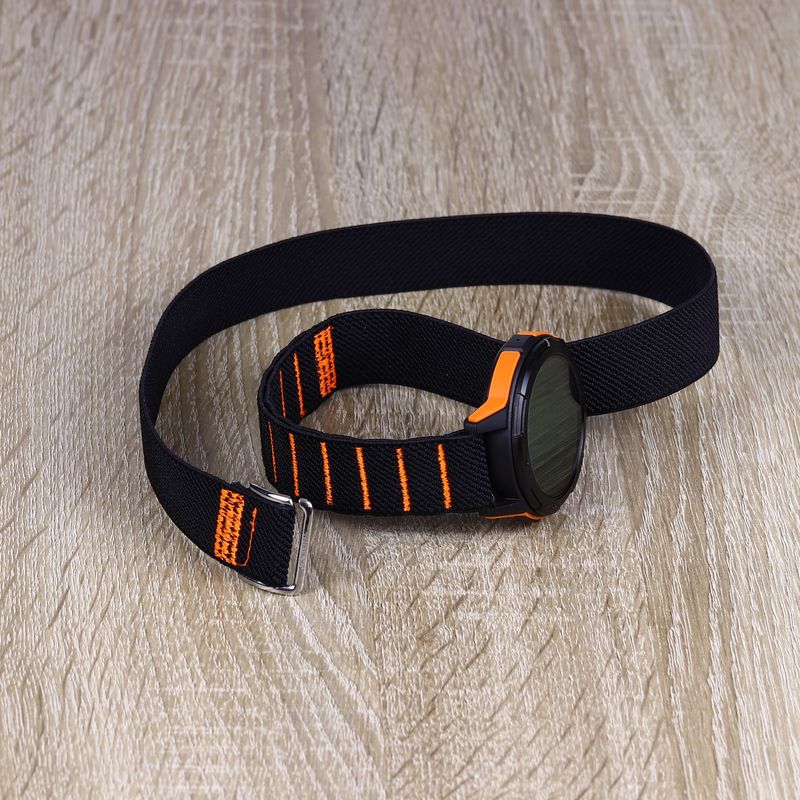 Premium Upper Arm Band for Smartwatch - Elastic Bicep Workout Strap Compatible with Apple Watch, Garmin, Samsung Galaxy, Pixel &amp; FitBit - Nylon Sport Band with G-Hook Buckle