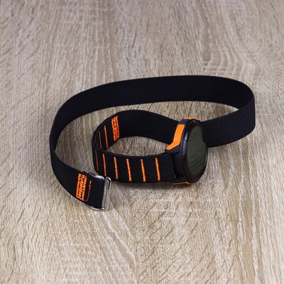 Premium Upper Arm Band for Smartwatch - Elastic Bicep Workout Strap Compatible with Apple Watch, Garmin, Samsung Galaxy, Pixel &amp; FitBit - Nylon Sport Band with G-Hook Buckle