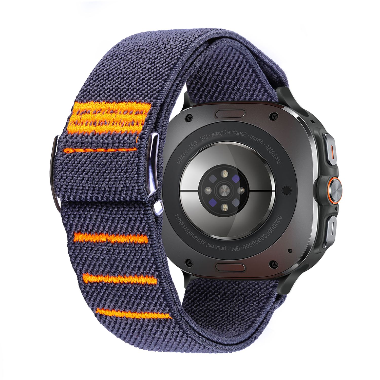 For SAMSUNG GALAXY 9 8 Elastic Band watch Strap Nylon Fabric Sport Loop Stretchy Adjustable Band fits Samsung 42mm 46mm G Hook and Loop