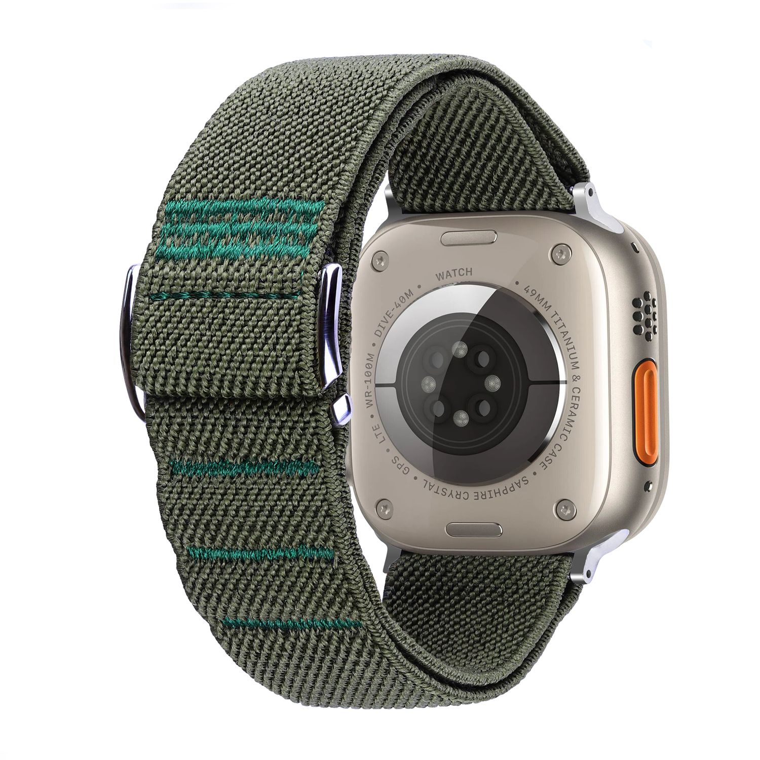 For APPLE WATCH 12 42mm 26mm Elastic Band Exercise Strap Adjustable Sport Loop