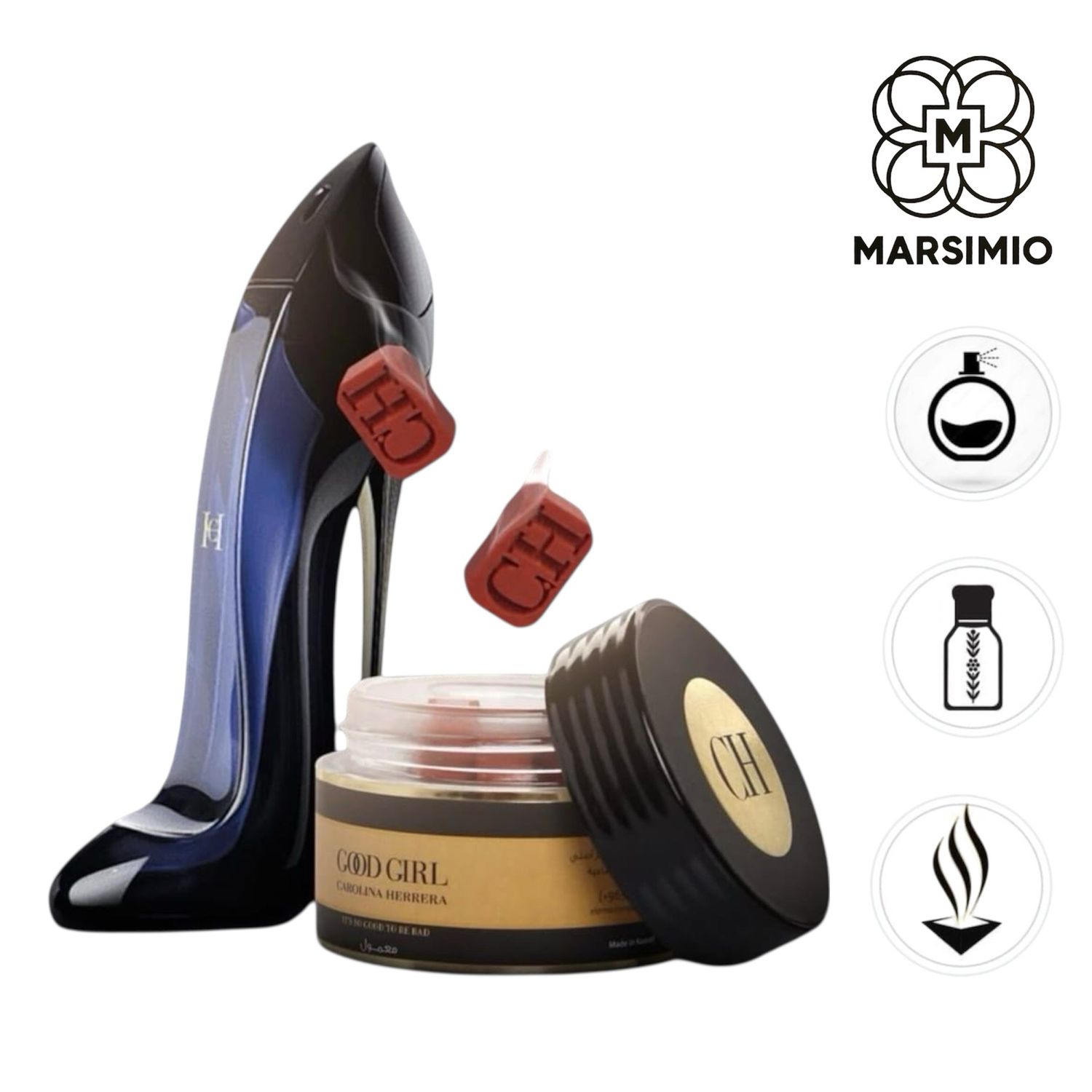 كبسولة البخور الذكي بخلاصة عطر CH Good Girl