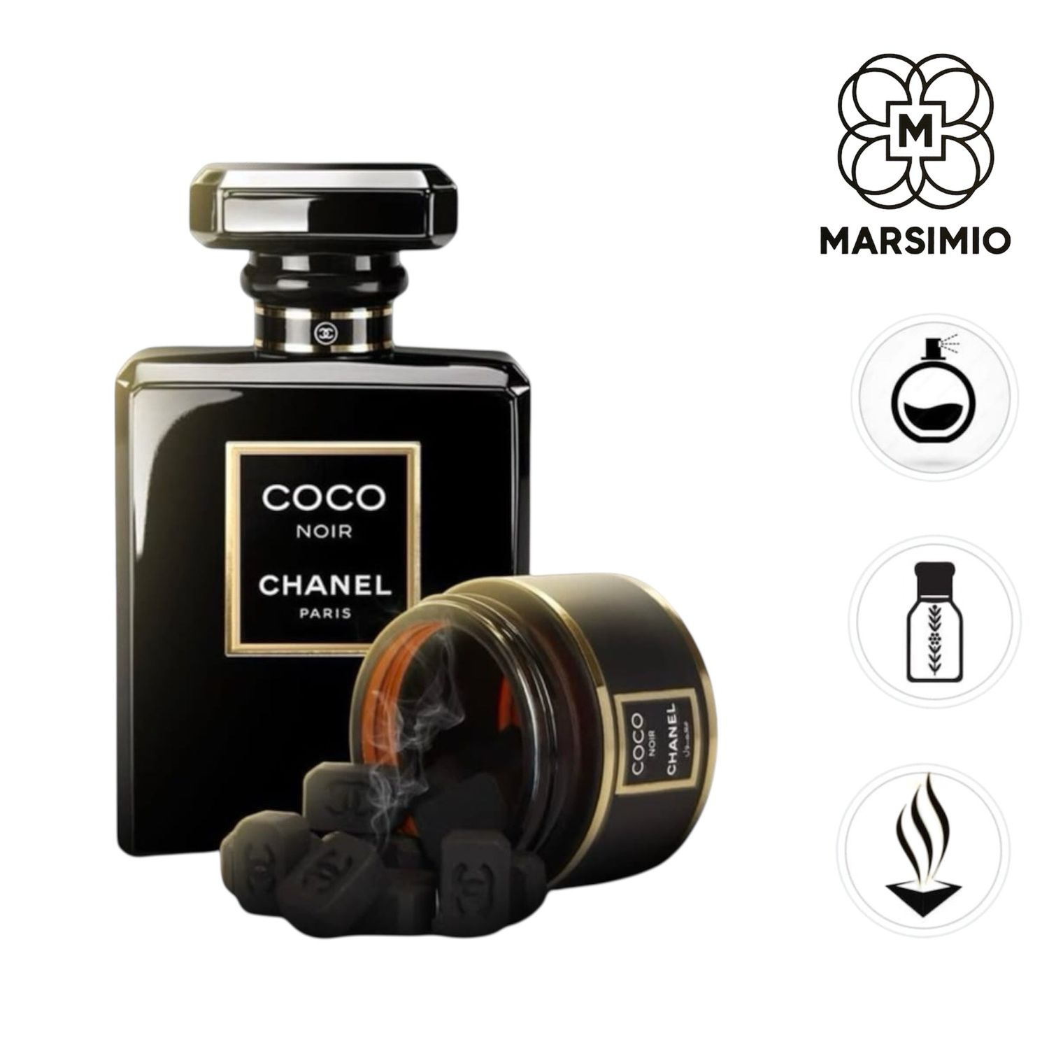 كبسولة البخور الذكي بخلاصة عطر Channel COCO NOIR