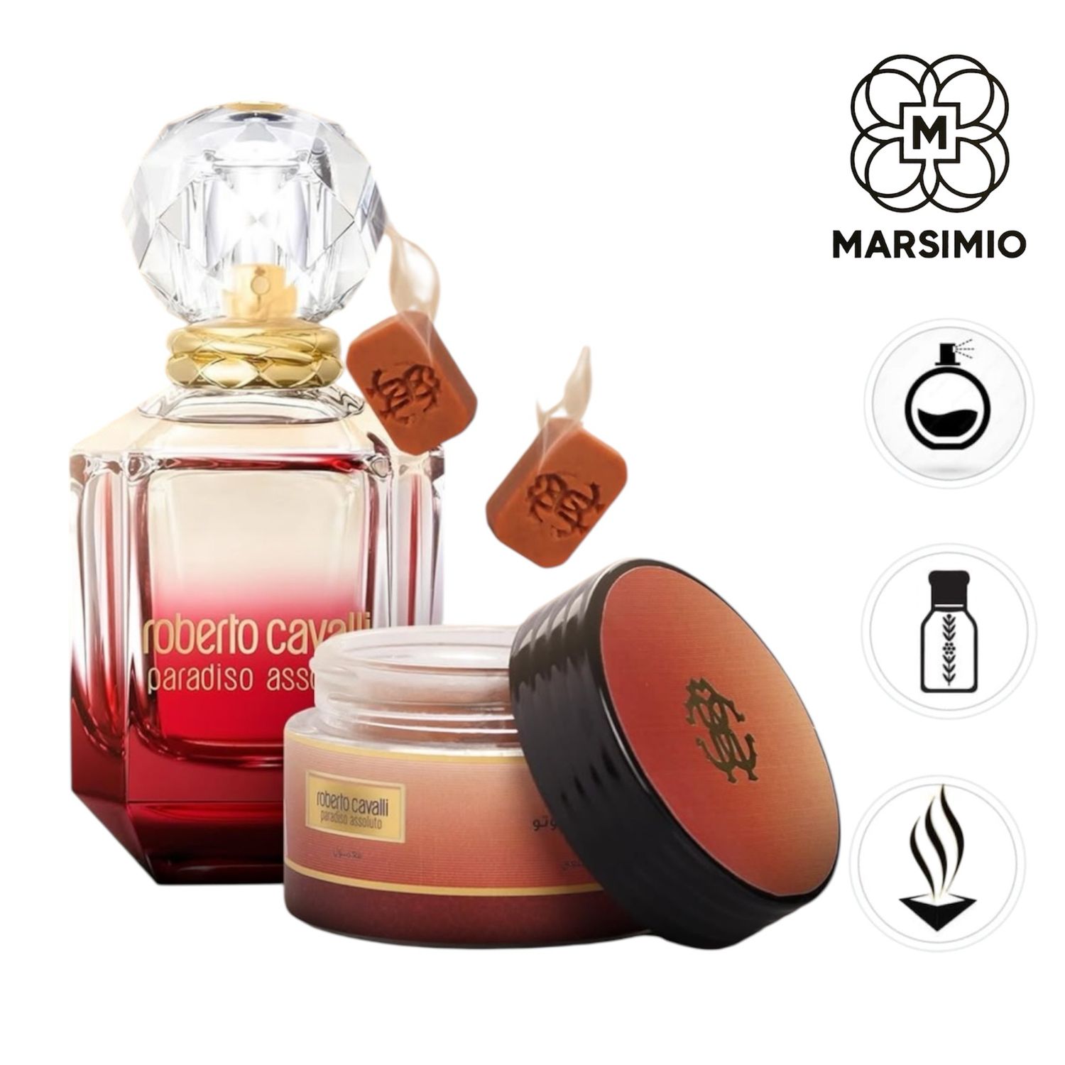 كبسولة البخور الذكي بخلاصة عطر Paradiso Assoluto Roberto Cavalli