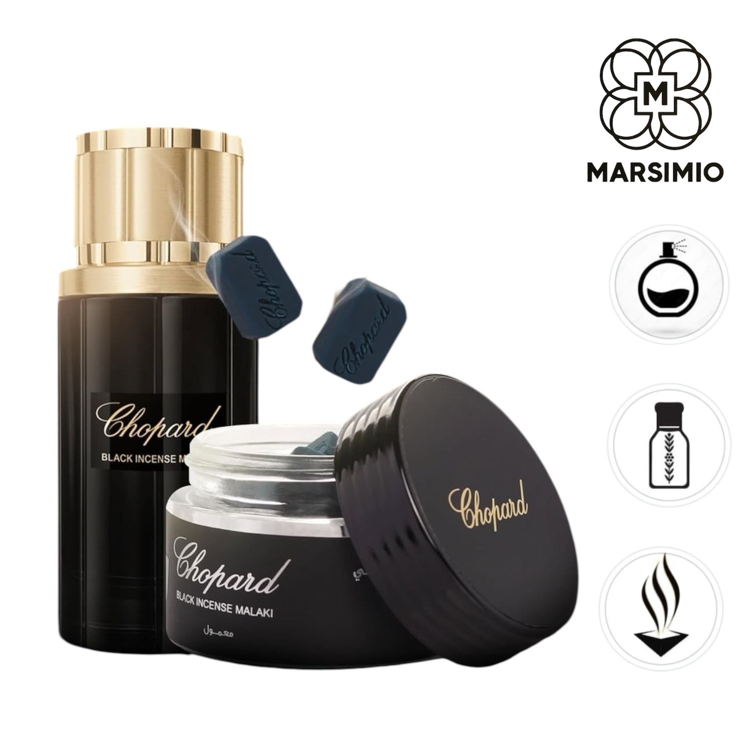 كبسولة البخور الذكي بخلاصة عطر Chopard BUCK INCENSE MALAKI
