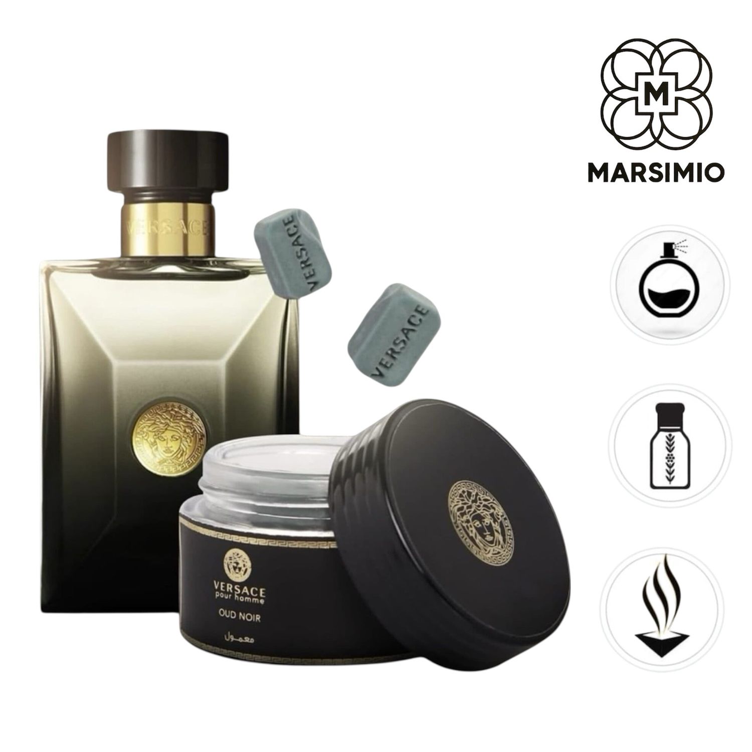 كبسولة البخور الذكي بخلاصة عطر VERSACE Oud Noir