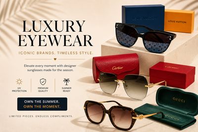Summer Luxe Eyewear Collection| Collection Lunettes de Luxe d'Été