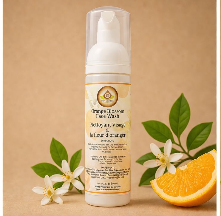 Orange Blossom Face Wash| Nettoyant Visage à la Fleur d’Oranger