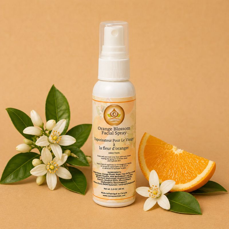 Orange Blossom Facial Spray| Spray Visage à la Fleur d’Oranger